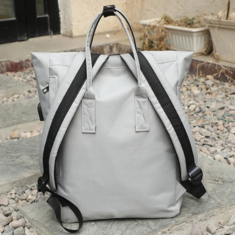 Casual Multi-color Oxford Backpack