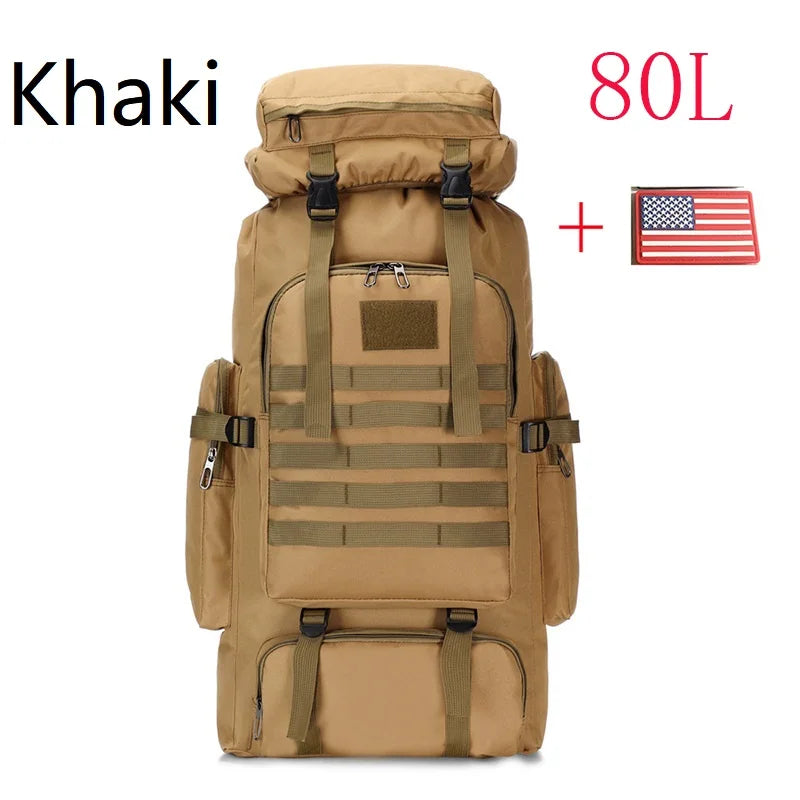 80L/100L Waterproof Outdoor Travel Backpack