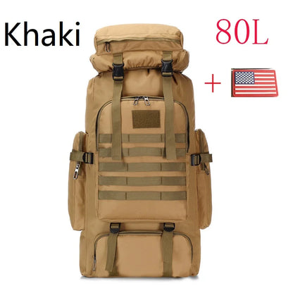 80L/100L Waterproof Outdoor Travel Backpack