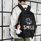Kawaii Preppy Nylon Backpack for Stylish Student