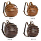 Retro Cowhide Leather Backpack