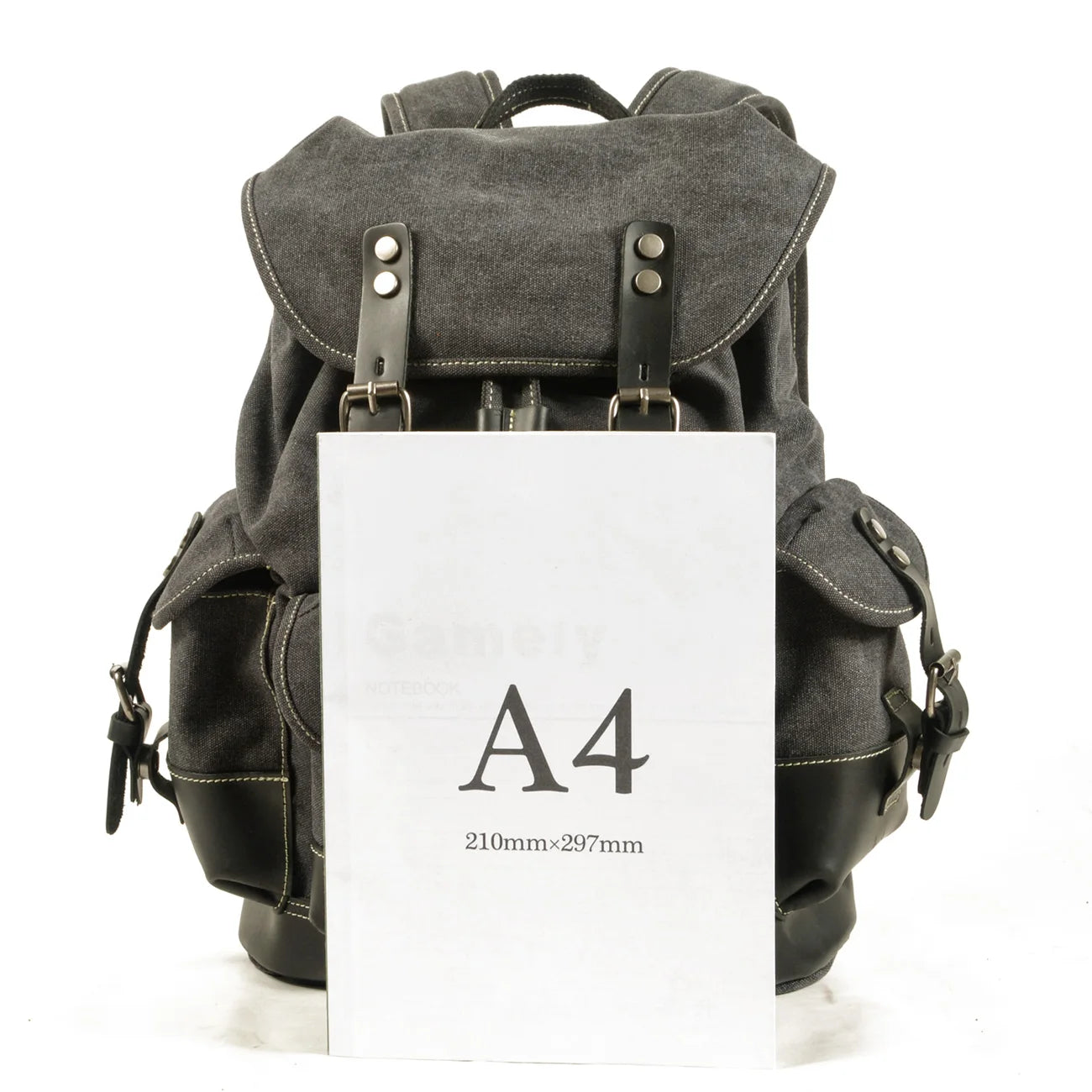 Casual Student Leather Backpack