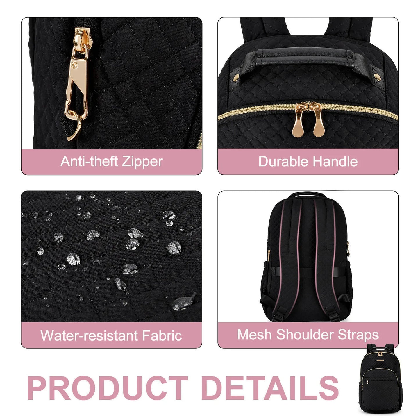15.6 inch Laptop Backpack with USB Charging Slot