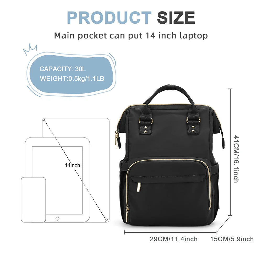 Stylish Women's Travel & Work Laptop Backpack