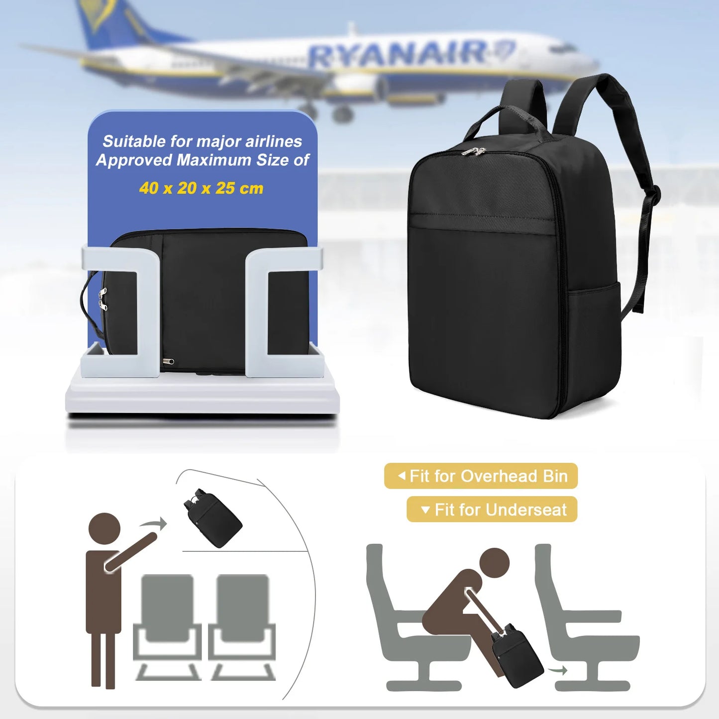 Huge Travel Canvas Backpack