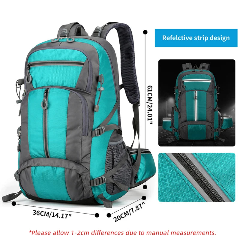 Super Large Capacity Nylon Travel Backpack