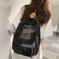 Patchwork Denim Backpack