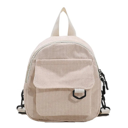 Mini Corduroy Backpack