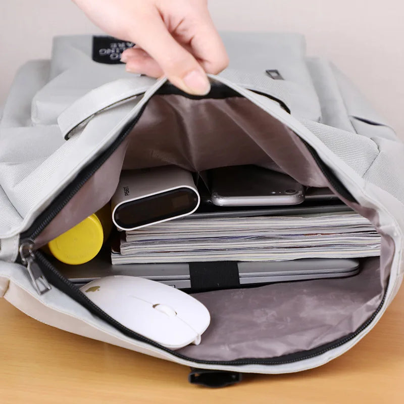Casual Multi-color Oxford Backpack