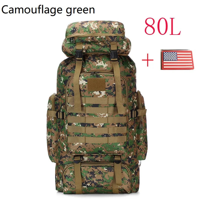 80L/100L Waterproof Outdoor Travel Backpack