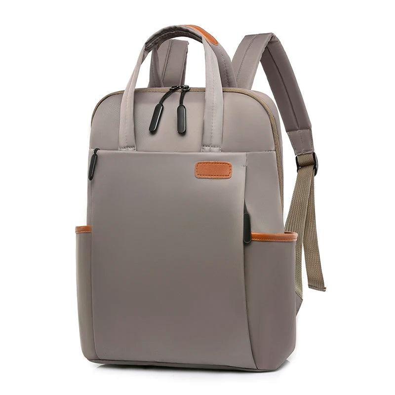 Waterproof PU Leather Travel Backpack