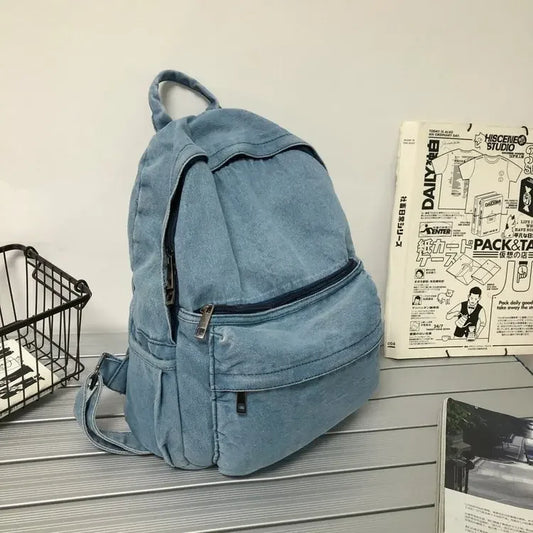 Retro Student Canvas Backpack