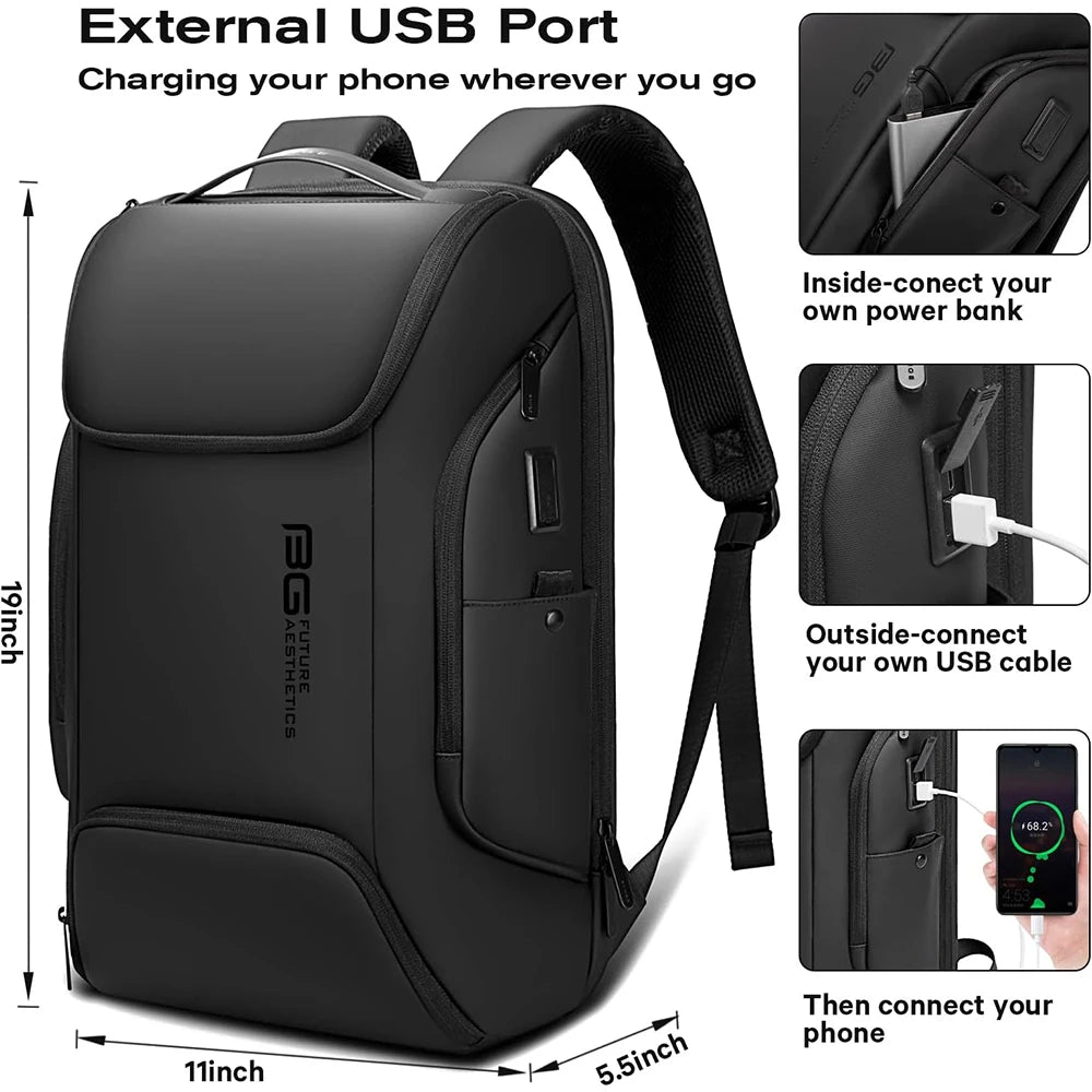 15"17"  Laptop Backpack with External USB Charge