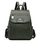 Retro Women Leather Backpack