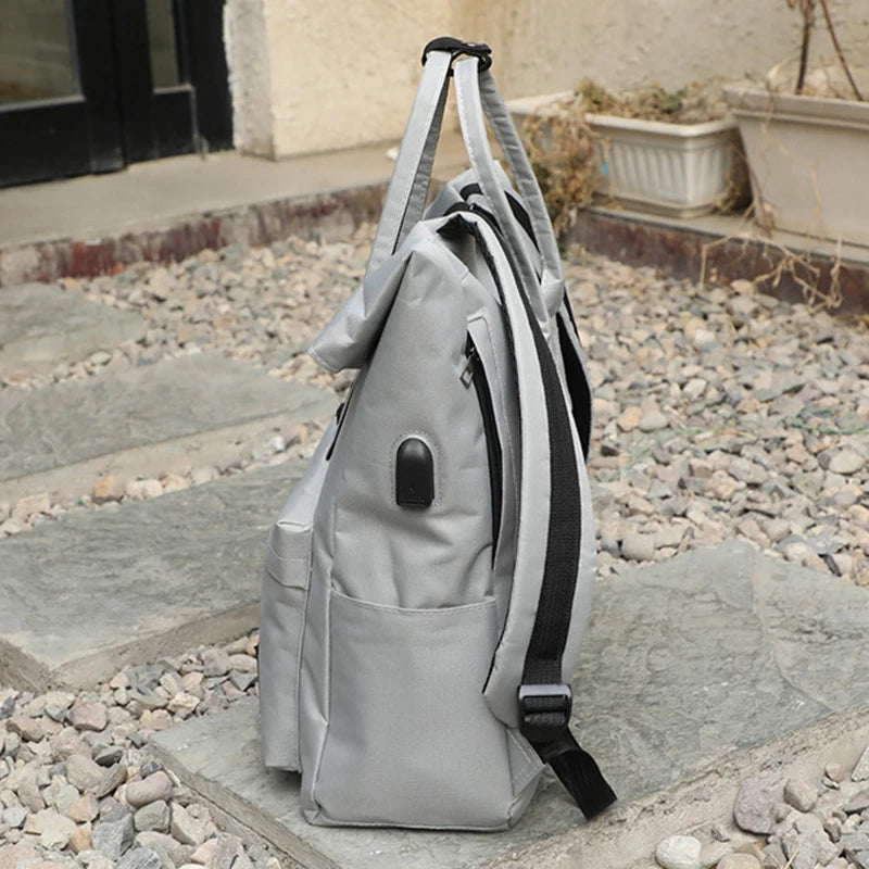 Casual Multi-color Oxford Backpack