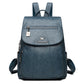 Retro Women Leather Backpack