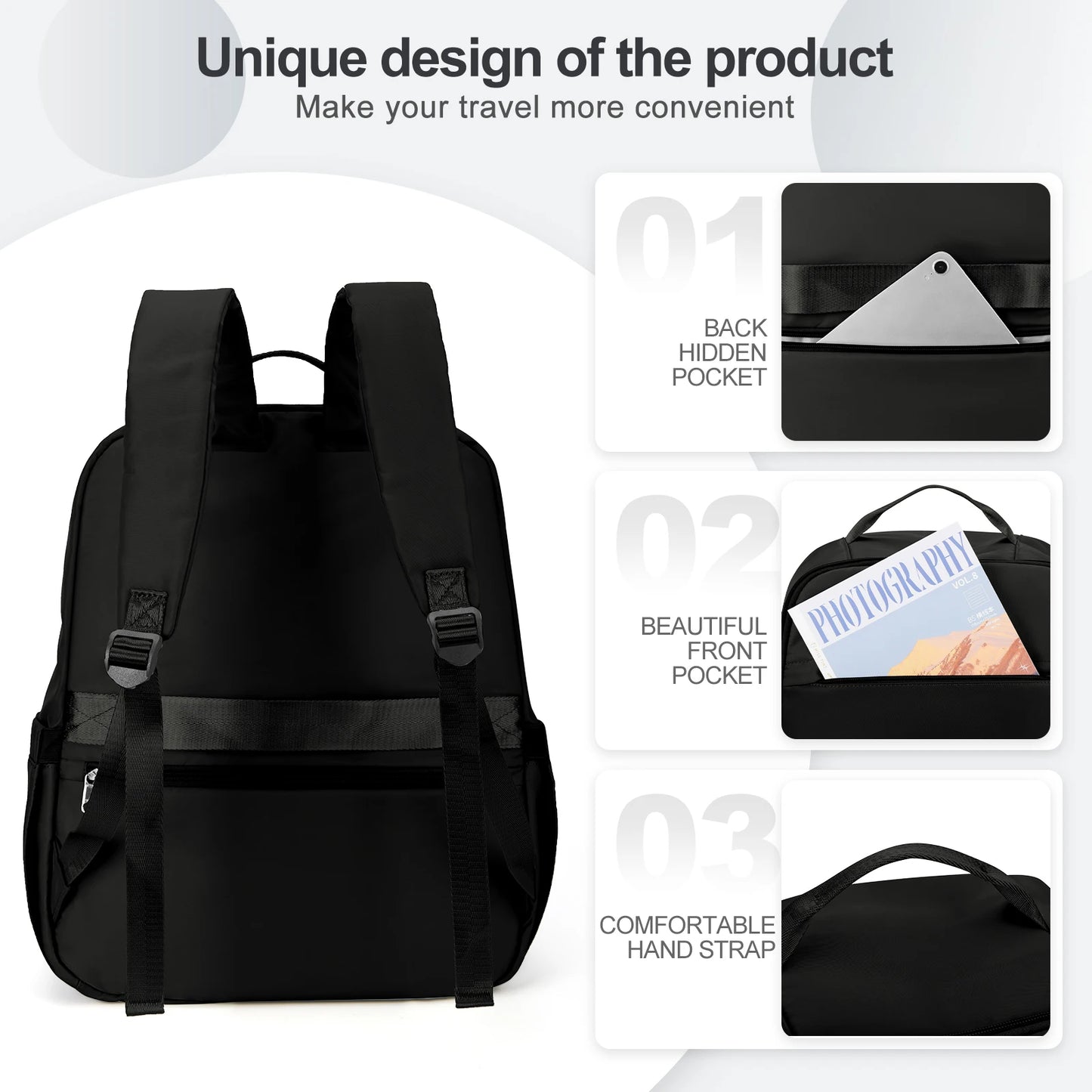 Huge Travel Canvas Backpack