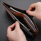 Leather Wallet with Coin Bag