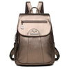 Retro Women Leather Backpack
