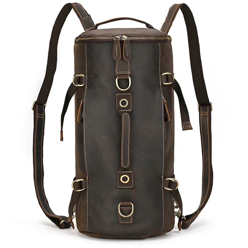 Retro Leather Backpack