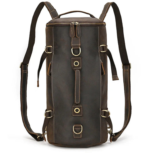Retro Leather Backpack