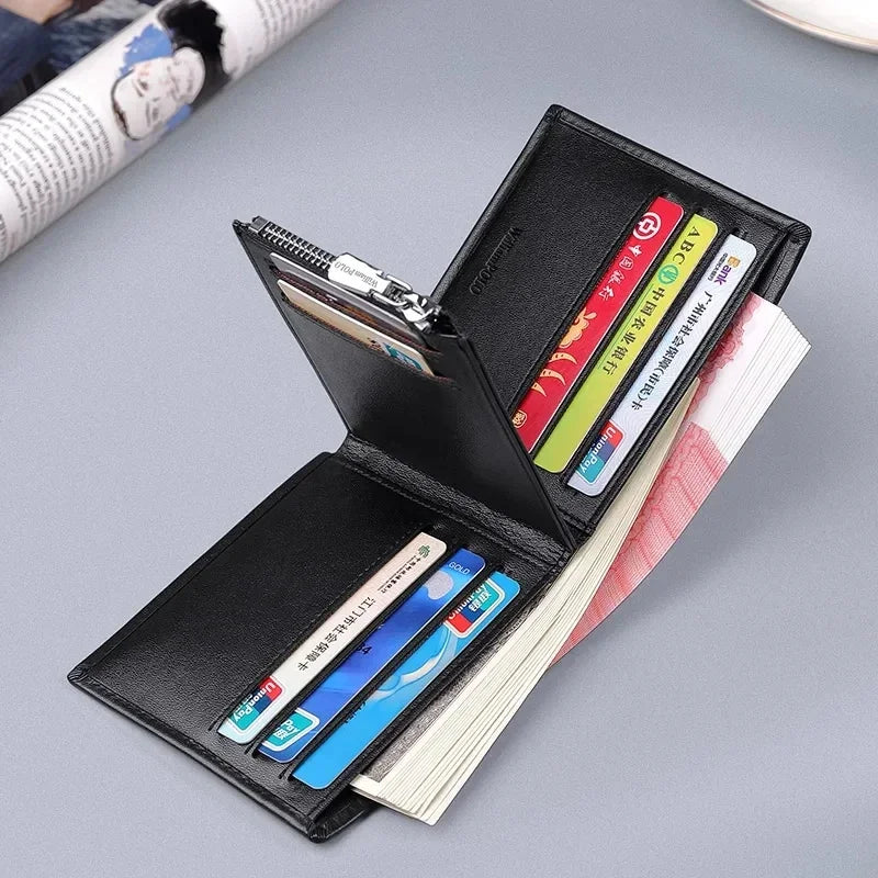 Genuine Leather Bifold RFID Wallet