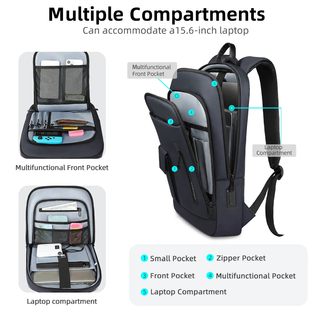 Stranger Things Multifunction Backpack with USB Charging Spot