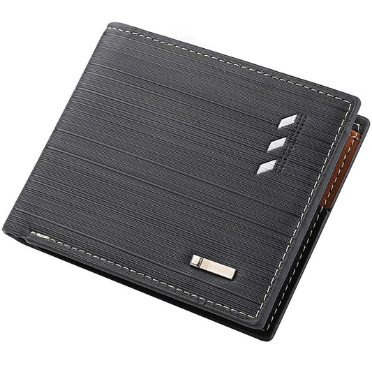 Leather Wallet with Coin Bag