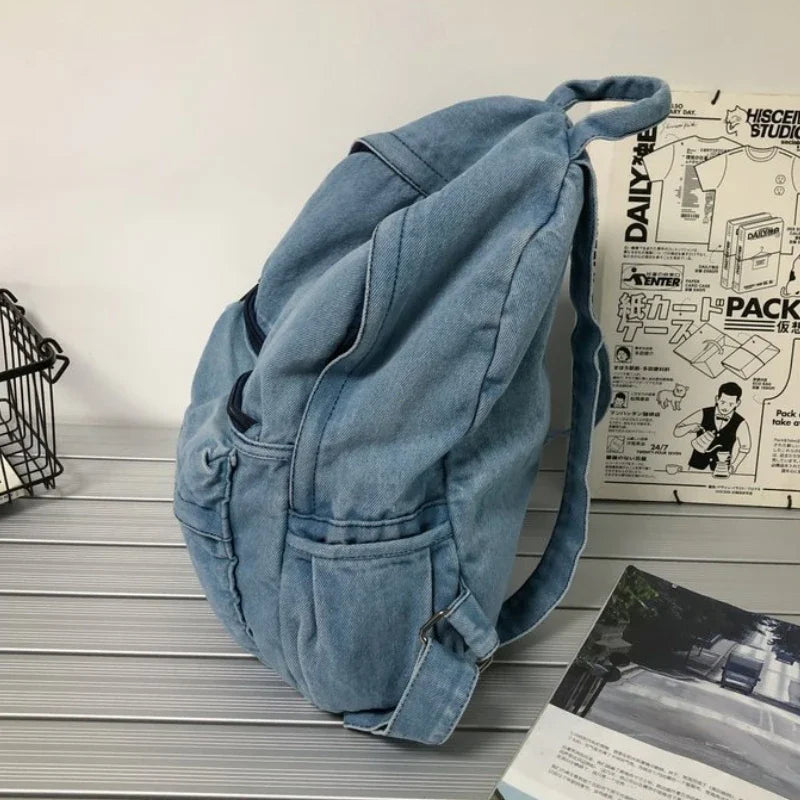 Retro Student Canvas Backpack