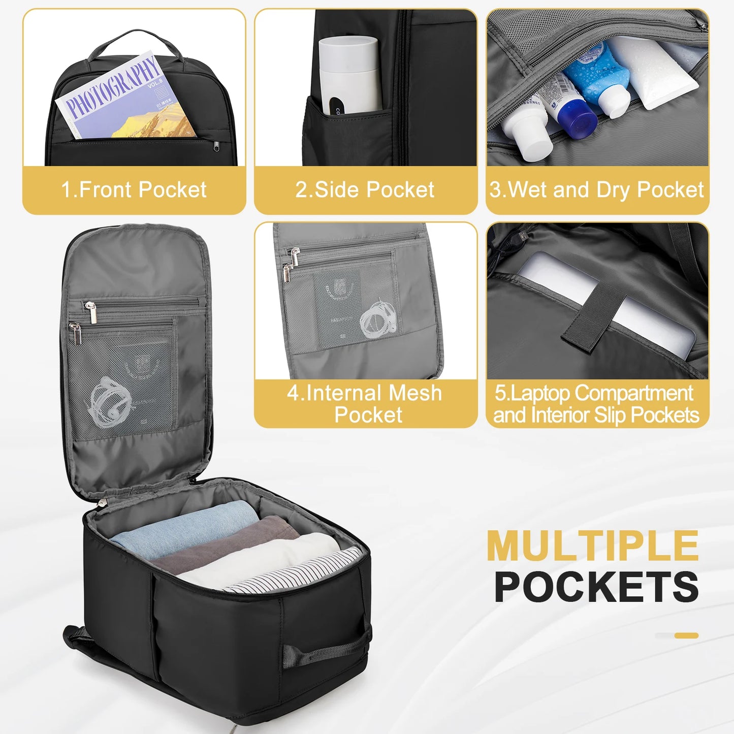 Huge Travel Canvas Backpack