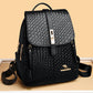 Vintage Shell Leather Women Backpack