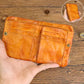 Vintage Leather Wallet with Coin Purse