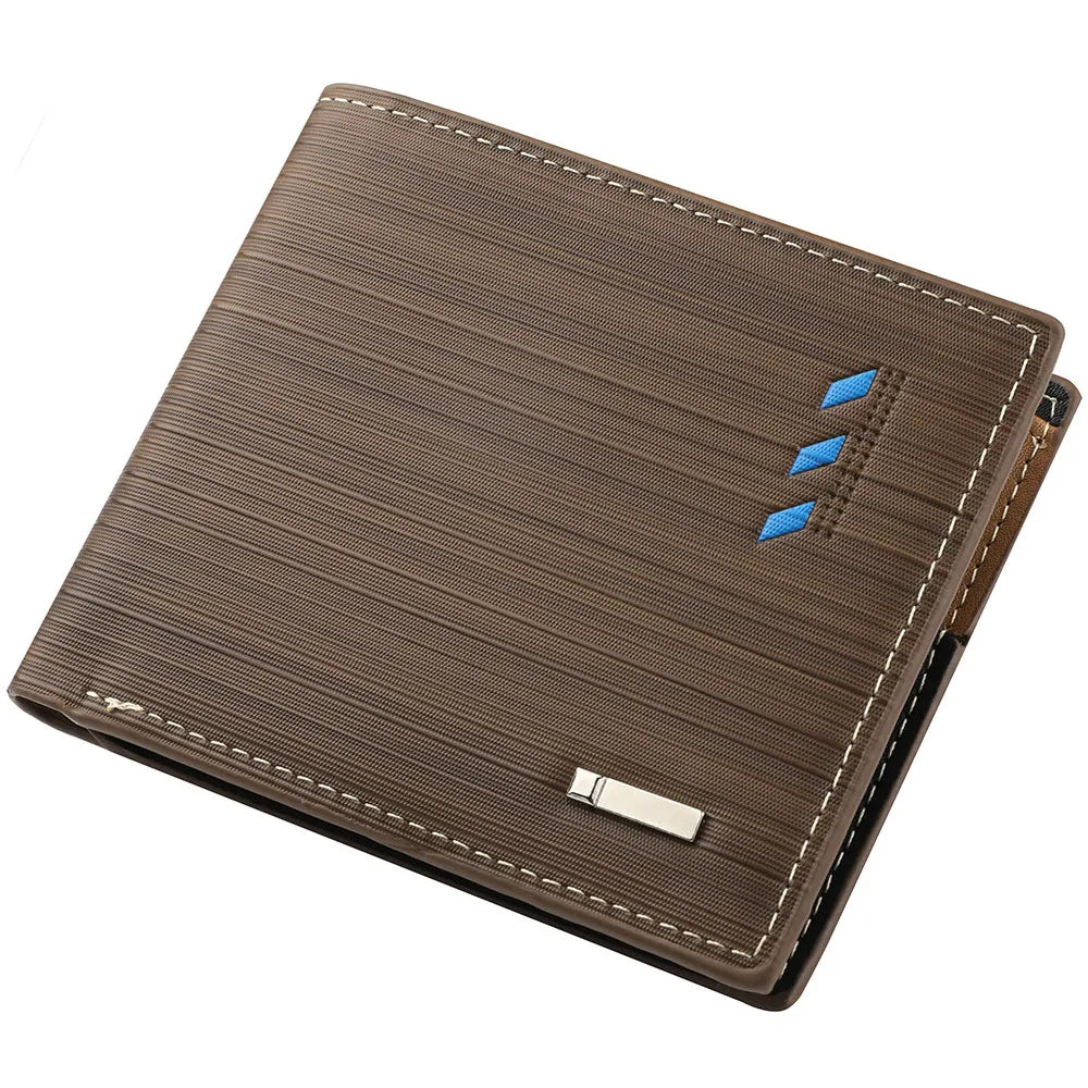Leather Wallet with Coin Bag