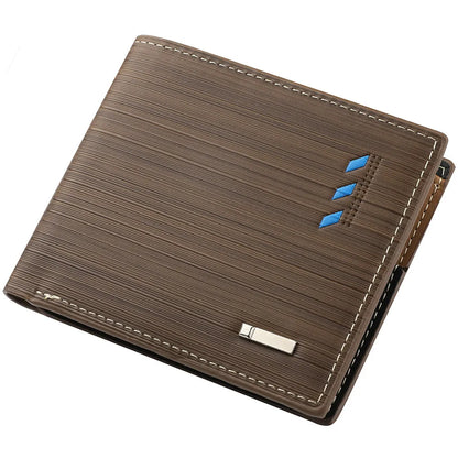 Leather Wallet with Coin Bag
