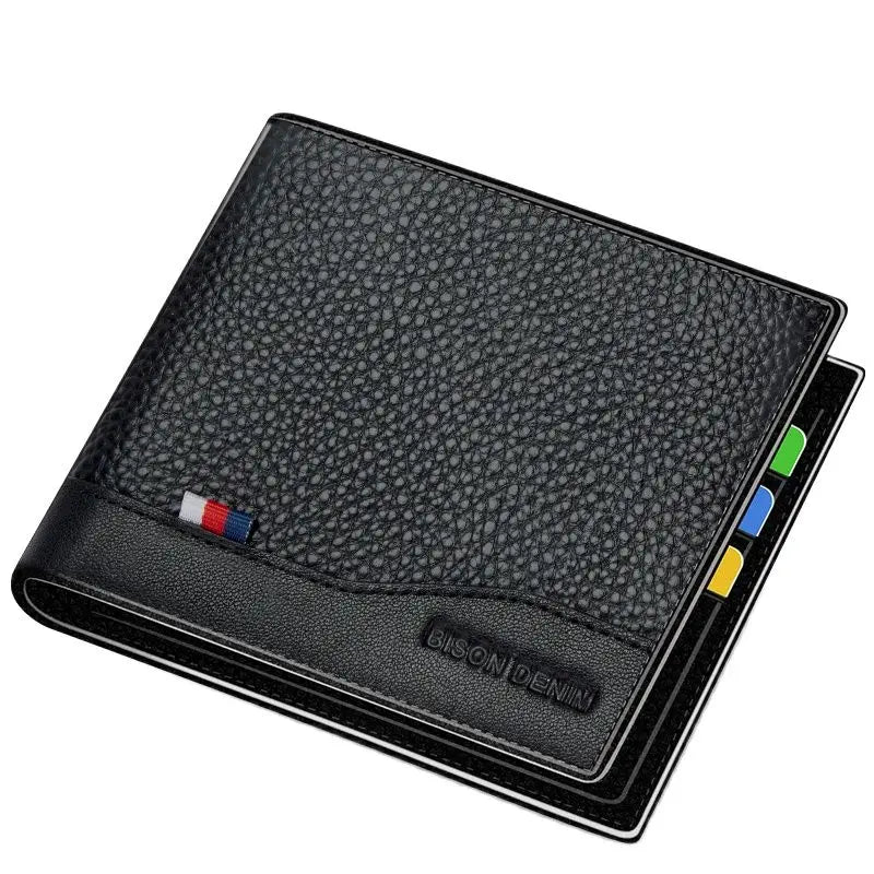 Genuine Leather Wallet with Coin Slot