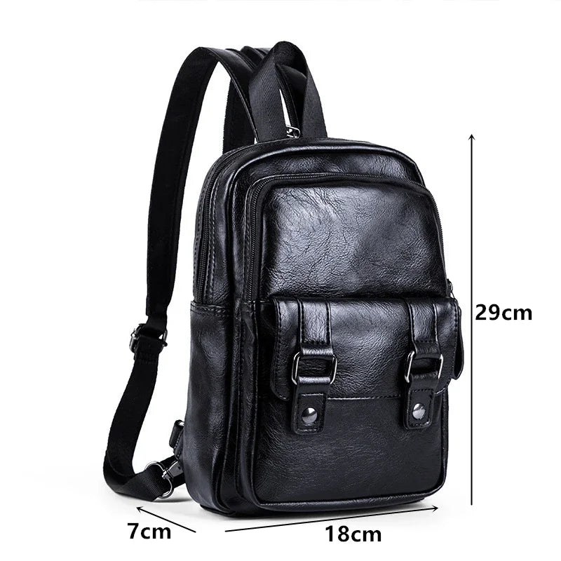 Light Weight Stylish Leather Backpack