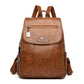 Retro Women Leather Backpack