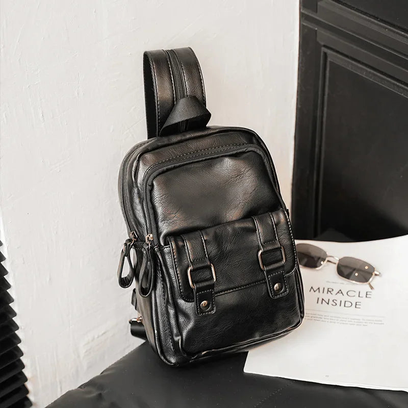 Light Weight Stylish Leather Backpack
