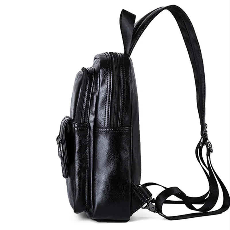 Light Weight Stylish Leather Backpack