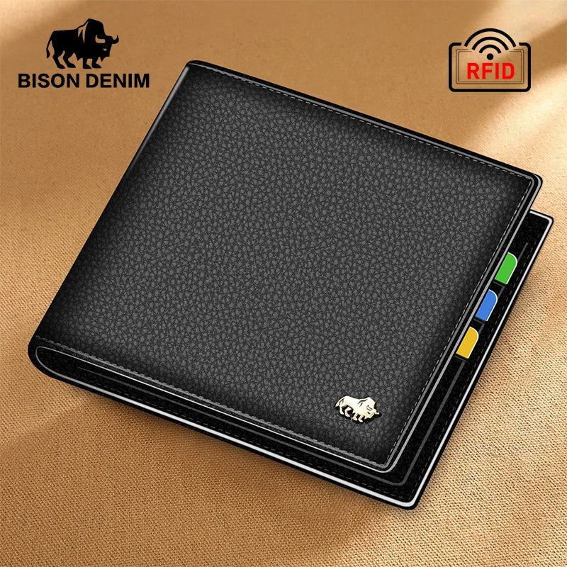 Genuine Leather Wallet with Coin Slot