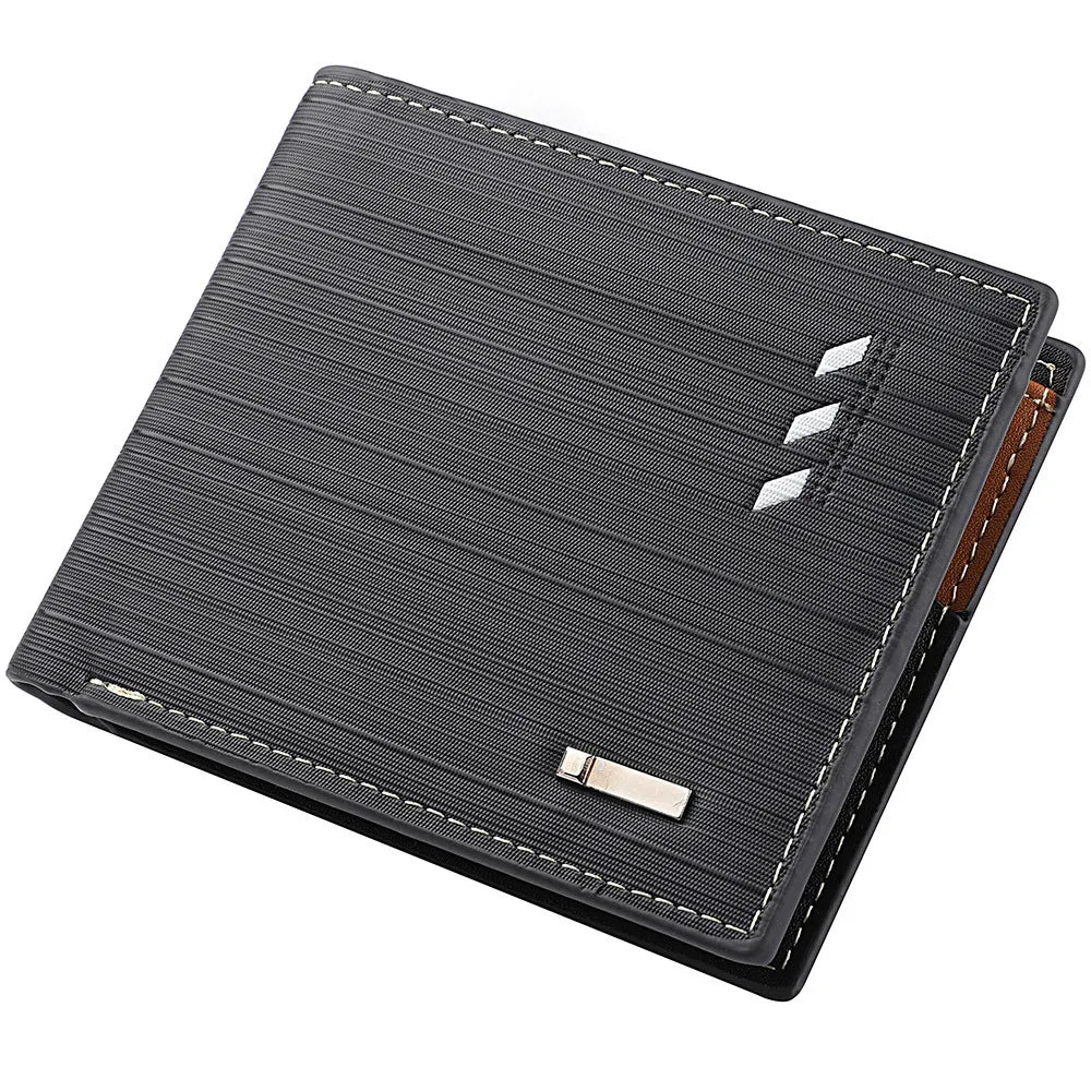 Leather Wallet with Coin Bag