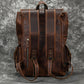 Vintage Brown Leather Backpack