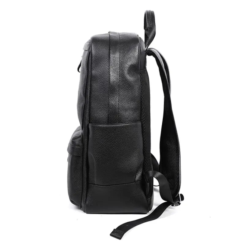 15.6 inch Casual Leather Backpack