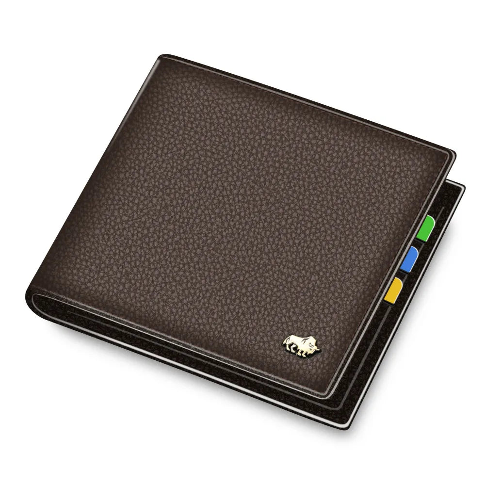 Genuine Leather Wallet with Coin Slot