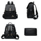 Vintage Shell Leather Women Backpack