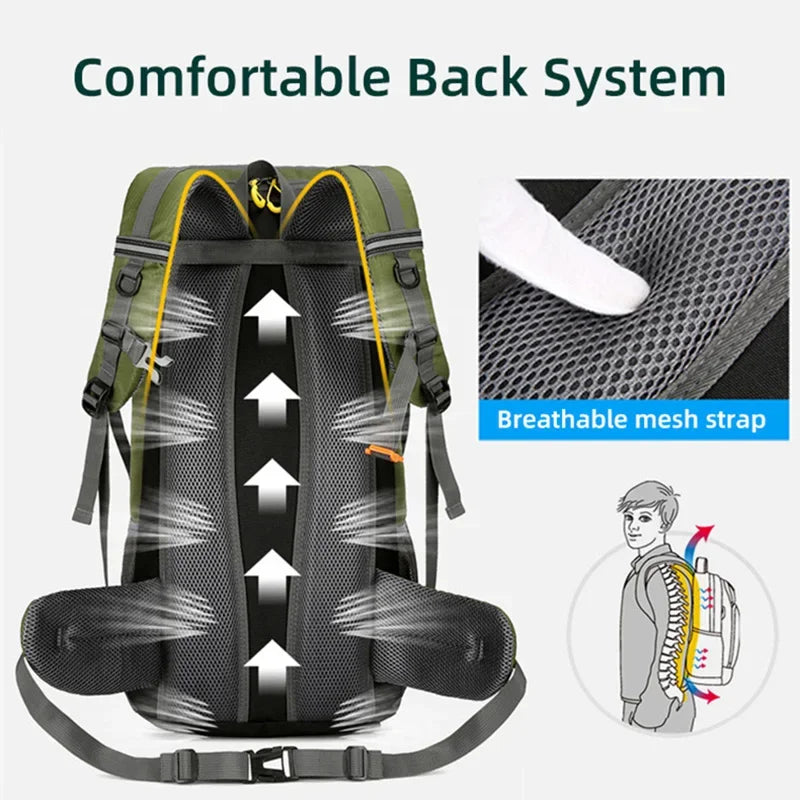 50L Waterproof Outdoor Backpack