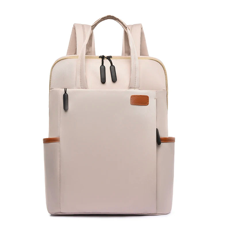 Waterproof PU Leather Travel Backpack