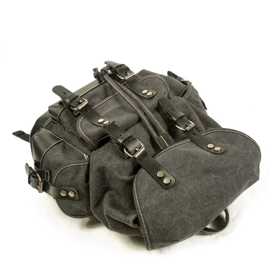 Casual Student Leather Backpack