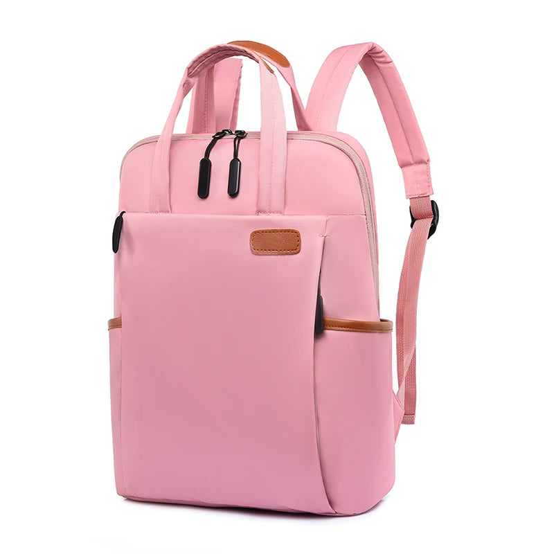 Waterproof PU Leather Travel Backpack